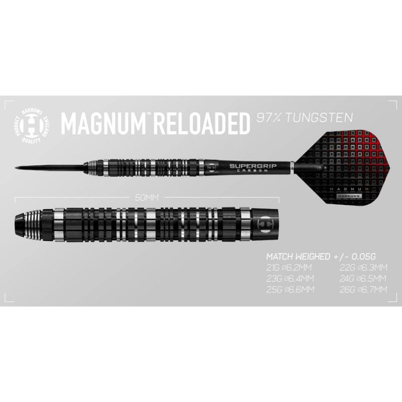Harrows Magnum Reloaded 97% Steeltip Hs-tnk-000016026