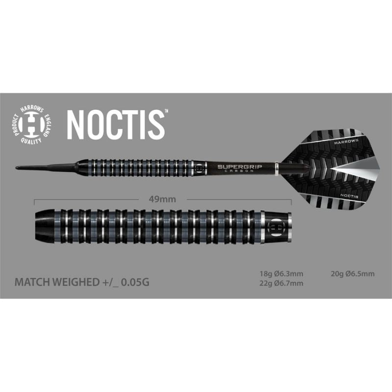 Harrows Noctis Darts 90% Softip dart felszerelés HS-TNK-000016015