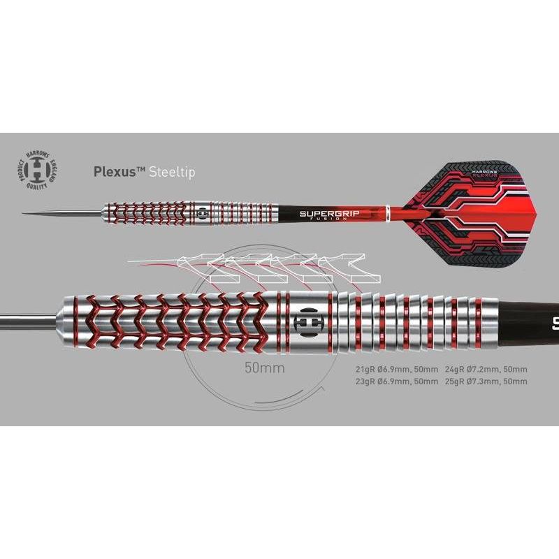 Harrows Plexus Darts 90% Steeltip Hs-tnk-000013335