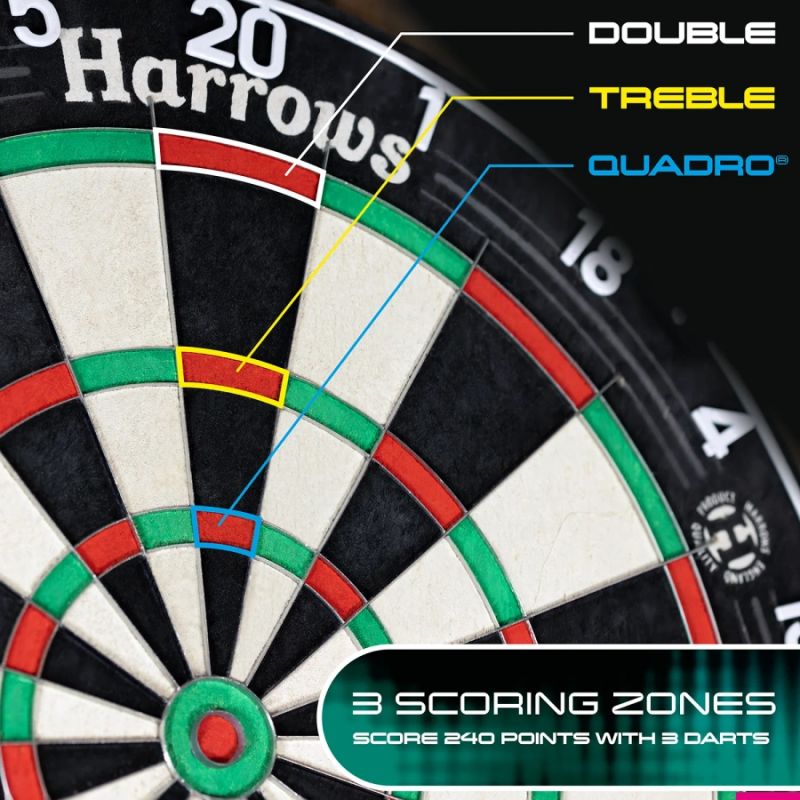 Harrows Quadro 240 Shield HS-TNK-000017402 pajzs - Sportmania.hu