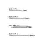 Harrows QUICK POINT sharp steel tips - MICRO RIGDE ezüst dart felszerelés