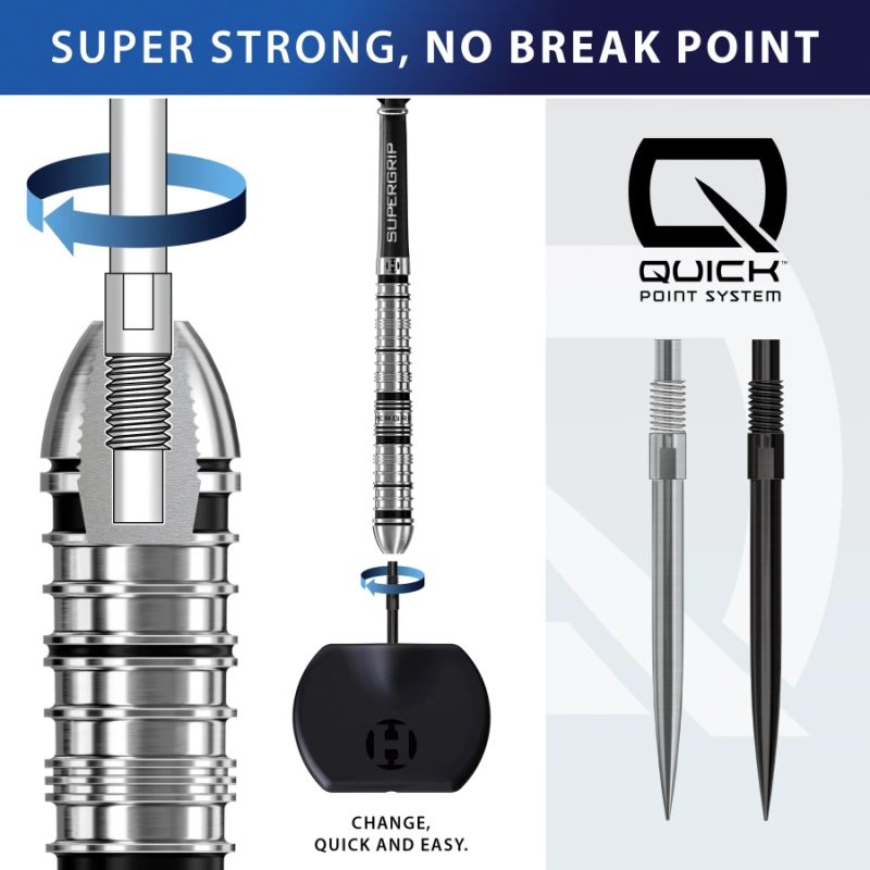 Harrows QUICK POINT Silver Tips SilverQuickPoint