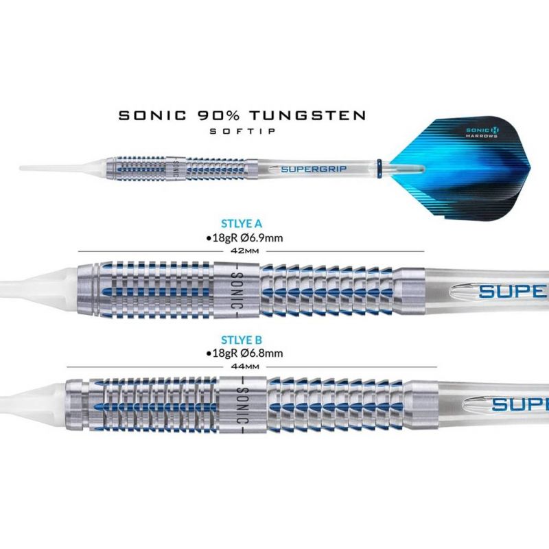 Harrows Sonic Darts 90% Softip Hs-tnk-000013302