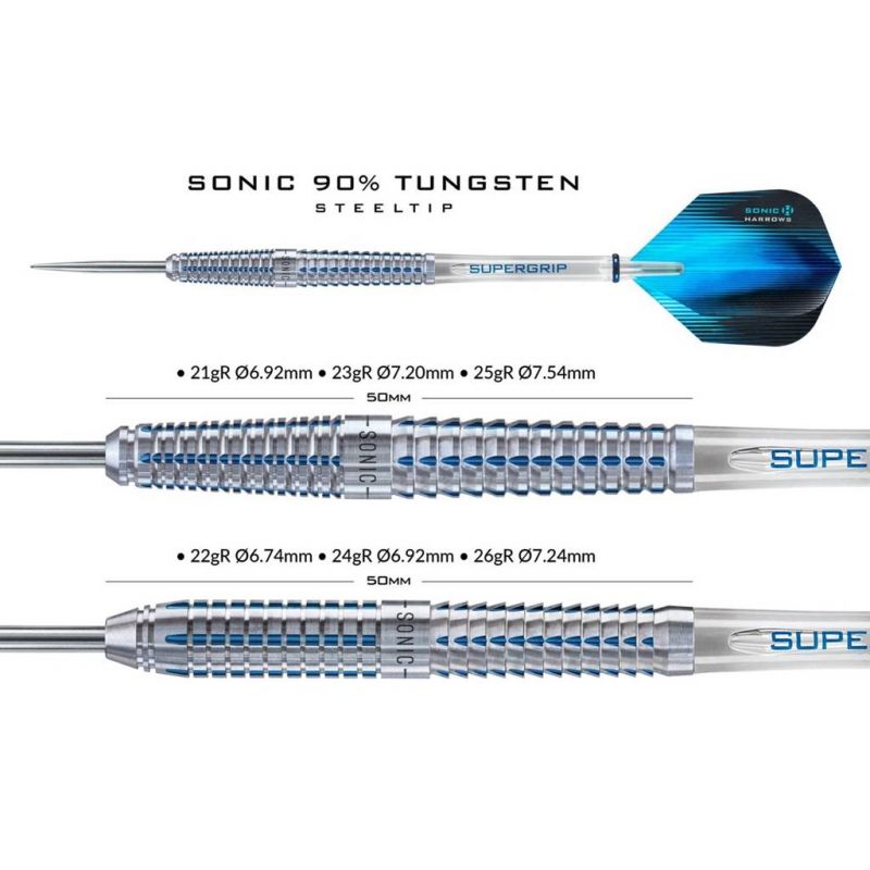 Harrows Sonic Darts 90% Steeltip Hs-tnk-000013298