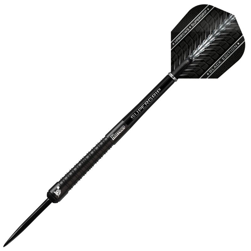 Harrows Supergrip Black Darts 90% Steeltip Supergripblack90%