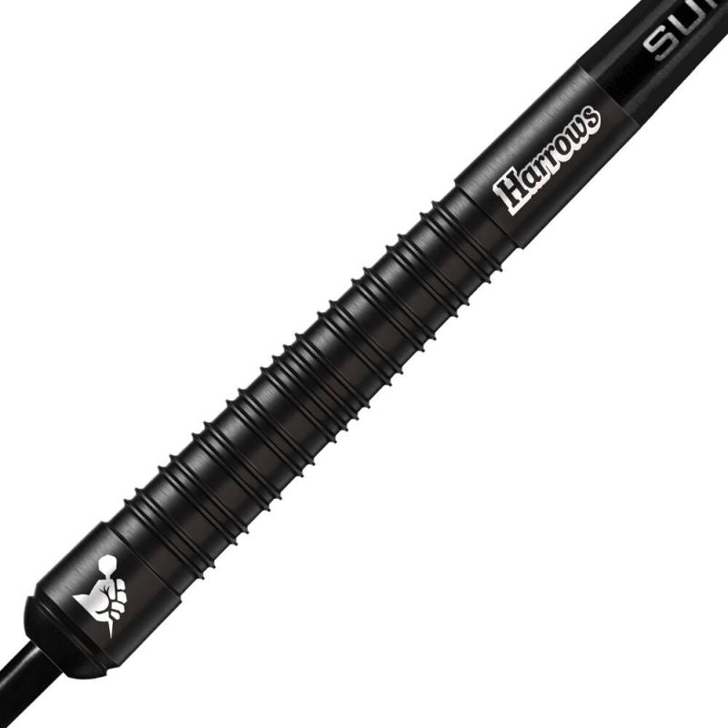 Harrows Supergrip Black Darts 90% Steeltip Supergripblack90%