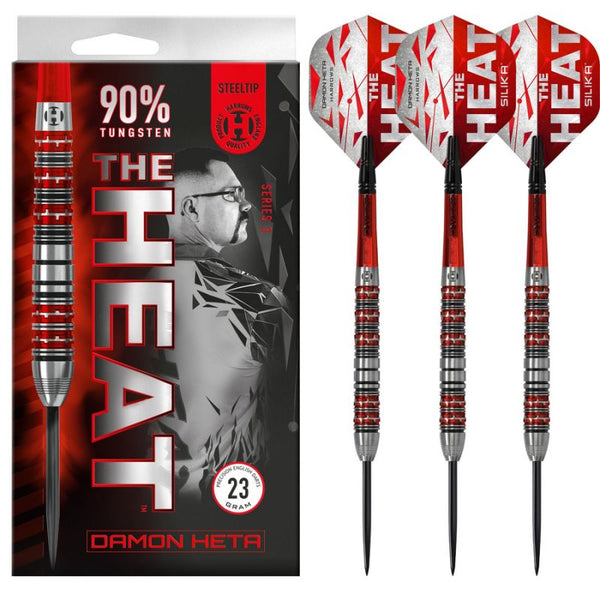 Harrows the Heat Damon Heta 3 90% Steeltip Darts