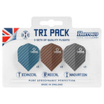 Harrows Tri Pack Carbon 3x3 Feathers Dart felszerelés HS-TNK-000013292