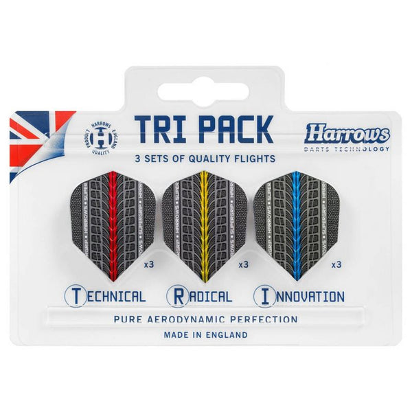 Harrows Tri Pack Supergrip 3x3 Feathers Hs-tnk-000013294 - Sportmania.hu
