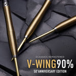 Harrows V-Wing 90% 50th Anniversary Edition Steeltip Darts - Sportmania.hu