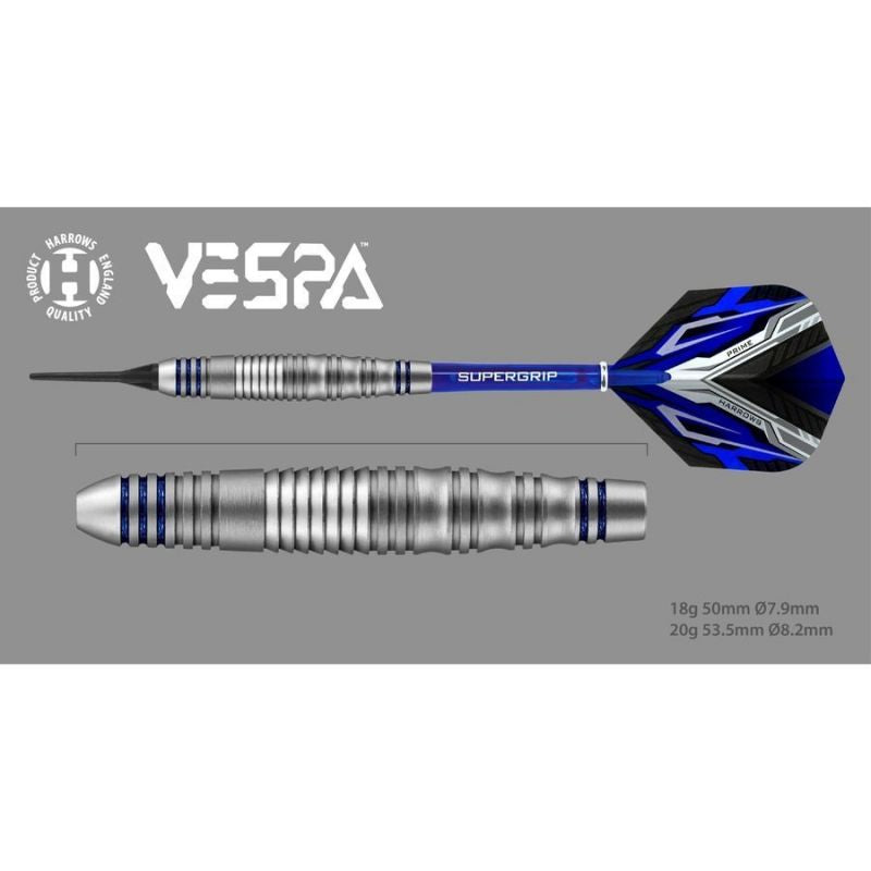 Harrows Vespa Brass Softip Hs-Tnk-000013886 Darts