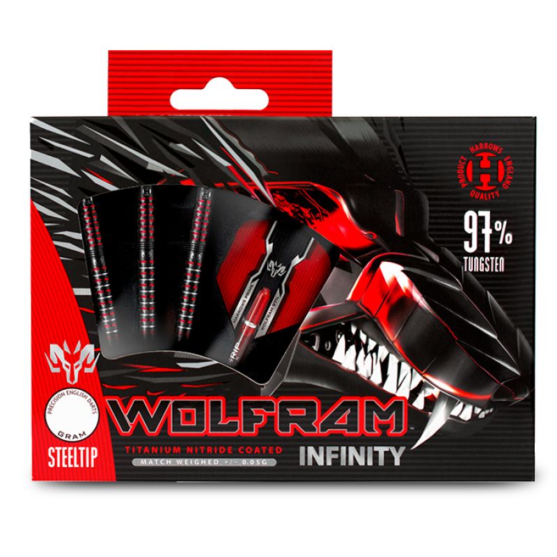 Harrows Wolfram Infinity Darts 97% Steeltip HS-TNK-000013387 - Sportmania.hu