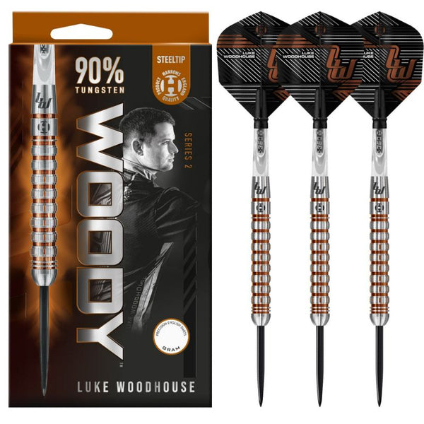 Harrows Woody Luke Woodhouse 2 90% Steeltip Darts