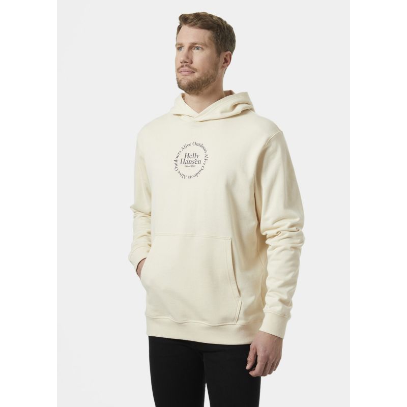 Helly Hansen Core Graphic Sweat Hoodie M 53924 034 Pulóver Kapucnis pulóver - Sportmania.hu
