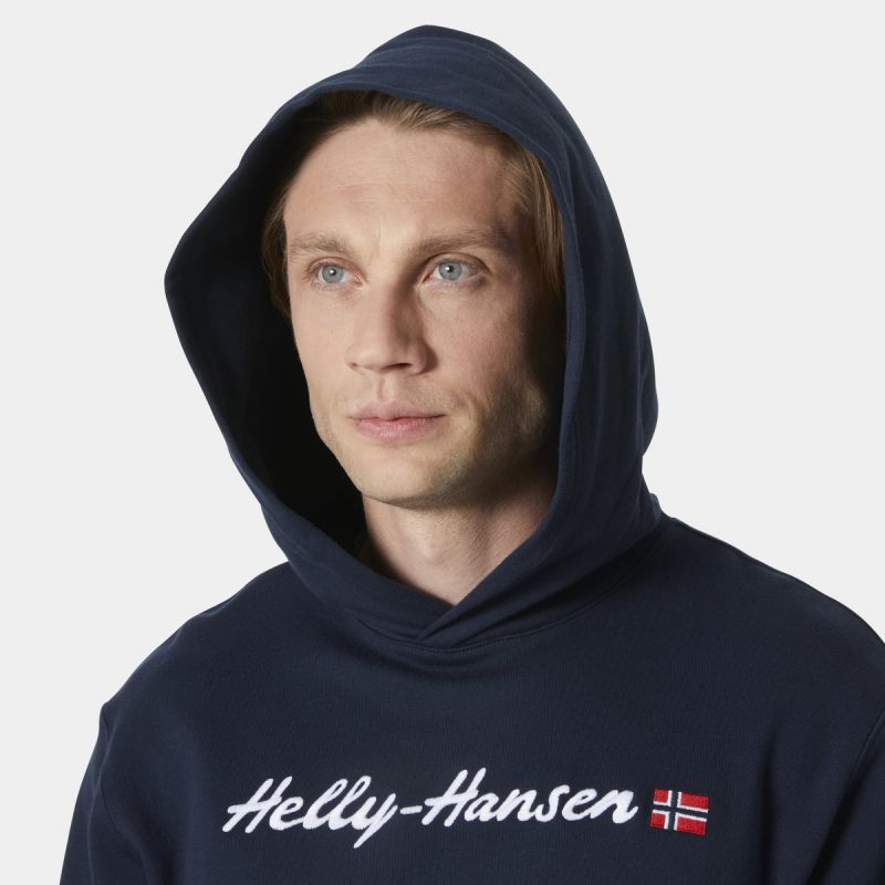 Helly Hansen Core Graphic Sweat Hoodie M 53924 596 Kapucnis pulóver - Sportmania.hu