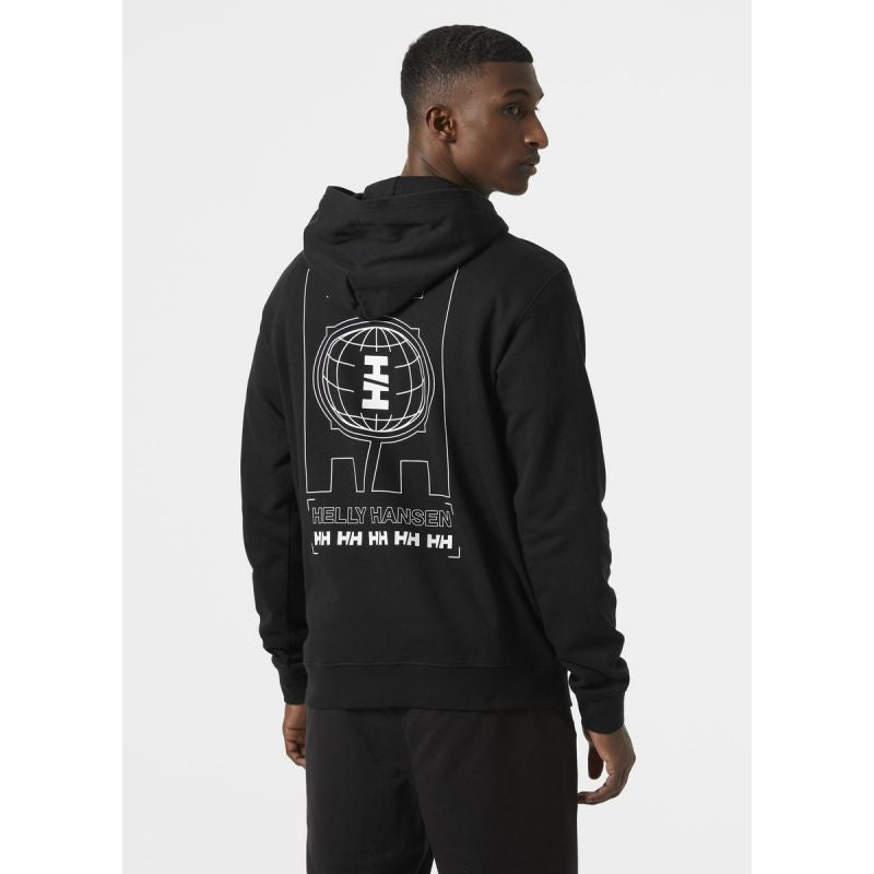 Helly Hansen Core Graphic Sweat Hoodie M 53924 993 Pulóver Kapucnis pulóver - Sportmania.hu