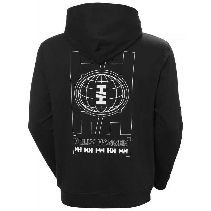 Helly Hansen Core Graphic Sweat Hoodie M 53924 993 Pulóver Kapucnis pulóver - Sportmania.hu