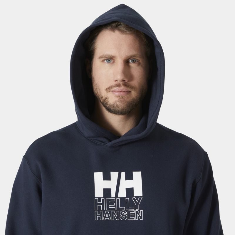 Helly Hansen Cotton Fleece Hoodie M 54158 597 Pulóver Kapucnis pulóver - Sportmania.hu