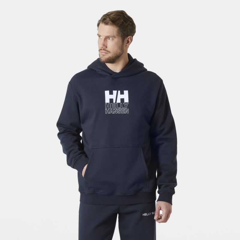 Helly Hansen Cotton Fleece Hoodie M 54158 597 Pulóver Kapucnis pulóver - Sportmania.hu