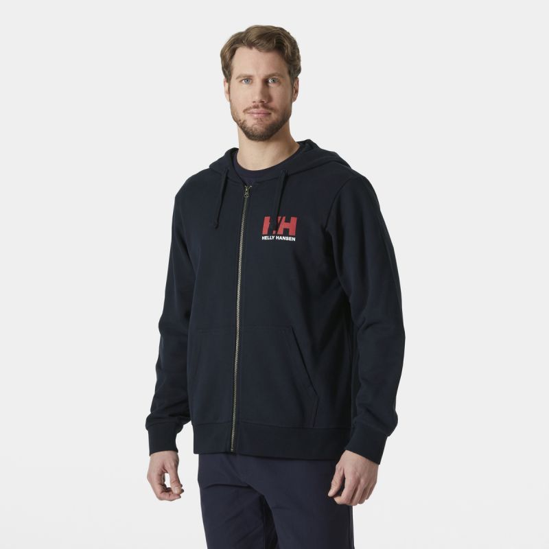 Helly Hansen HH Logo Full Zip Hoodie 2.0 M 30393 597 Kapucnis pulóver - Sportmania.hu