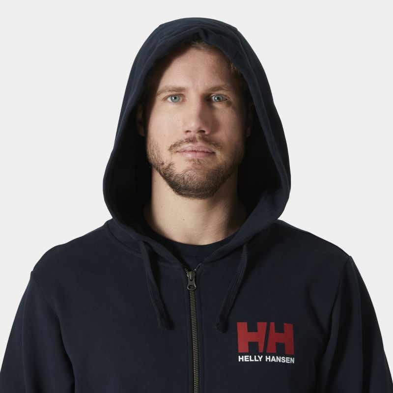Helly Hansen HH Logo Full Zip Hoodie 2.0 M 30393 597 Kapucnis pulóver - Sportmania.hu