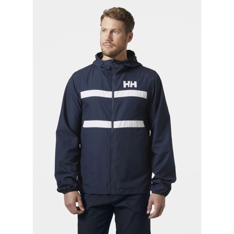 Helly Hansen Salt Striped Windbreaker JKT M Jacket 34453 597 Kabát
