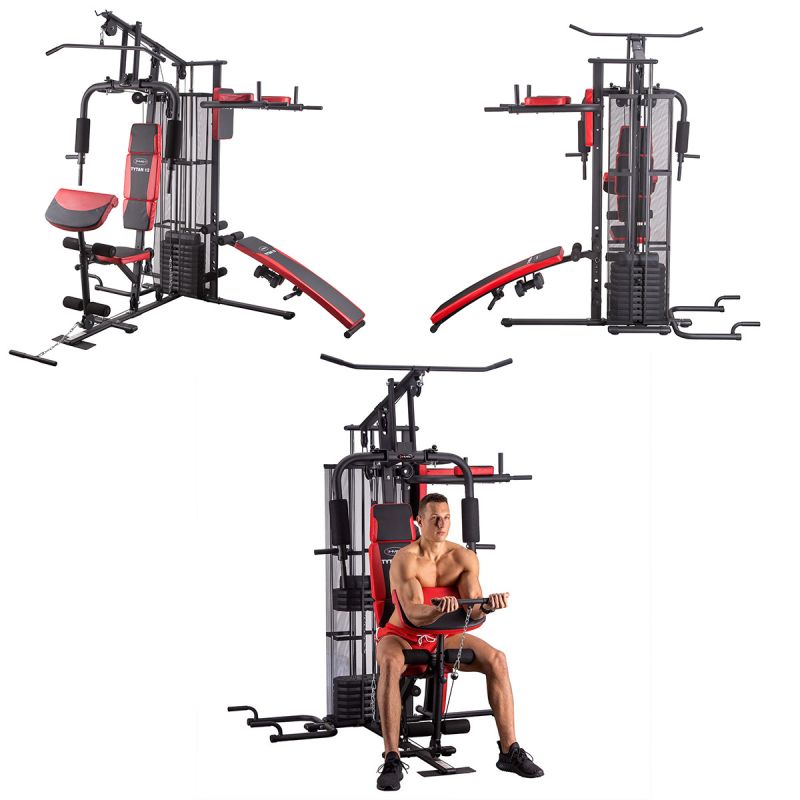 HMS Atlas with bench Tytan 12 150 LBS fekete 17-50-012