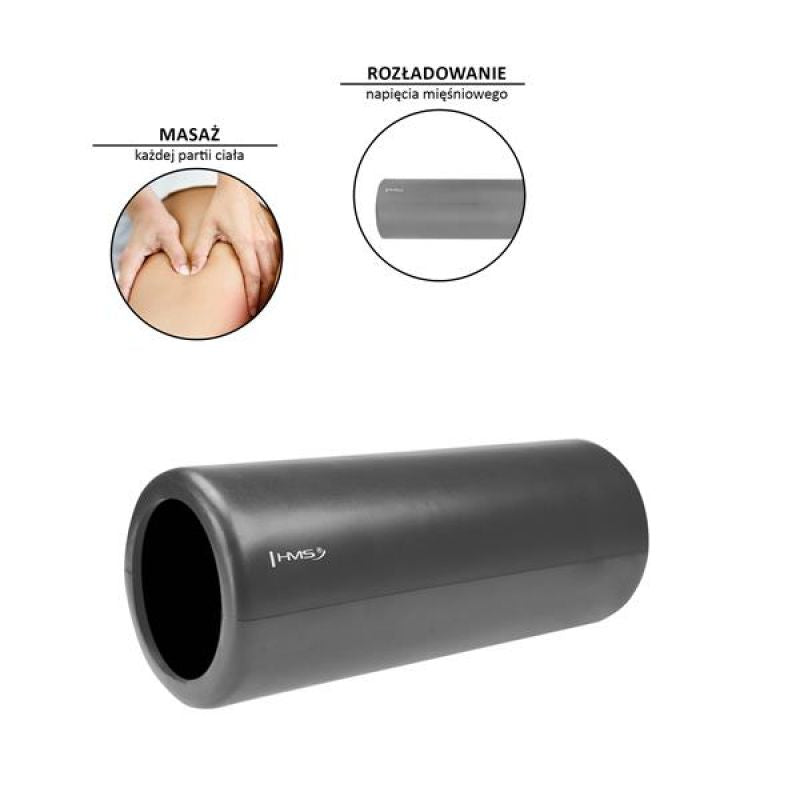 HMS Fitness Roller GRAPHITE/BLACK FS111 grafit edzőfelszerelés 17-39-036
