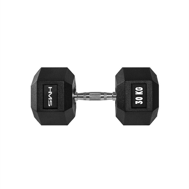 HMS HEX PRO 30 kg dumbbell szürke edzőfelszerelés 17-66-123