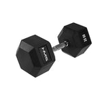 HMS Hex Pro 35 kg dumbbell fekete edzőfelszerelés 17-66-125