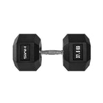 HMS HEX PRO 37.5 KG dumbbell fekete edzőfelszerelés 17-66-126