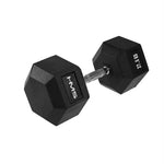 HMS HEX PRO 37.5 KG dumbbell fekete edzőfelszerelés 17-66-126