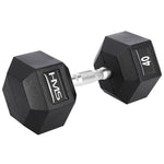HMS Hex Pro 40 KG dumbbell fekete edzőfelszerelés 17-66-127