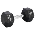 HMS HEX PRO dumbbell 18 kg szürke edzőfelszerelés 17-66-118