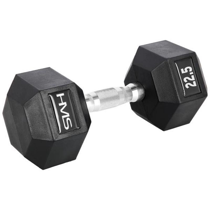 HMS HEX PRO dumbbell 22.5 kg szürke edzőfelszerelés 17-66-120