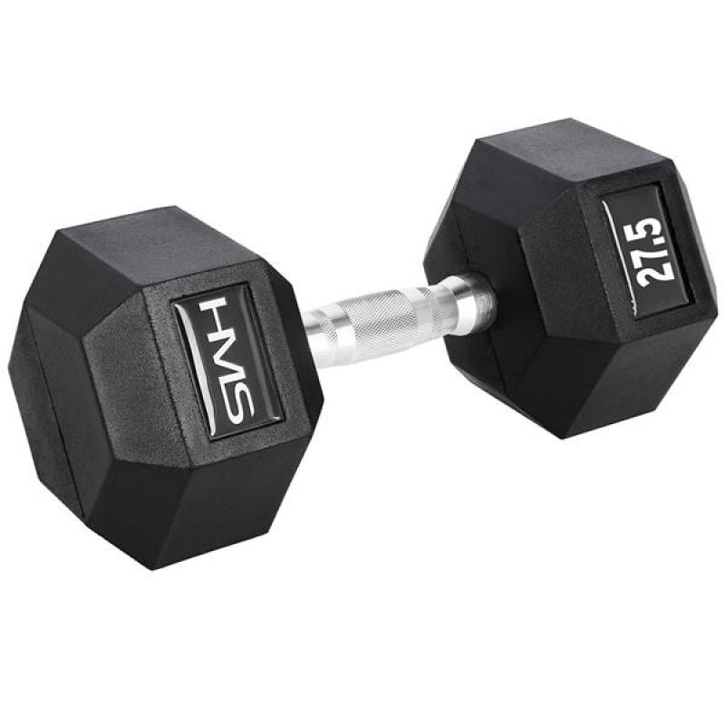 HMS HEX PRO dumbbell 27.5 kg szürke edzőfelszerelés 17-66-122