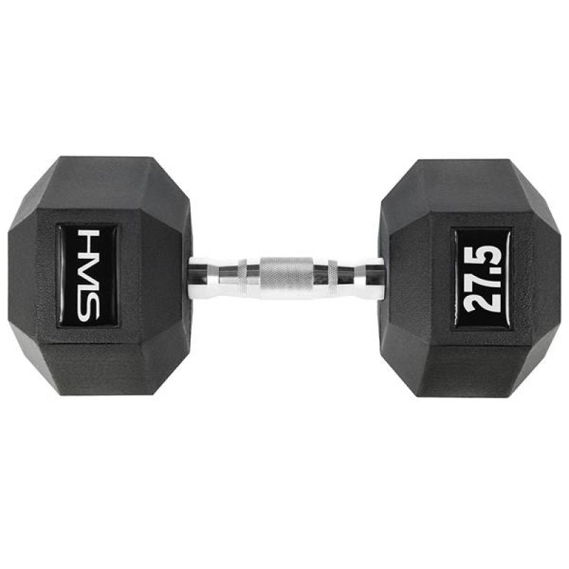 HMS HEX PRO dumbbell 27.5 kg szürke edzőfelszerelés 17-66-122