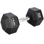 HMS HEX PRO dumbbell 27.5 kg szürke edzőfelszerelés 17-66-122