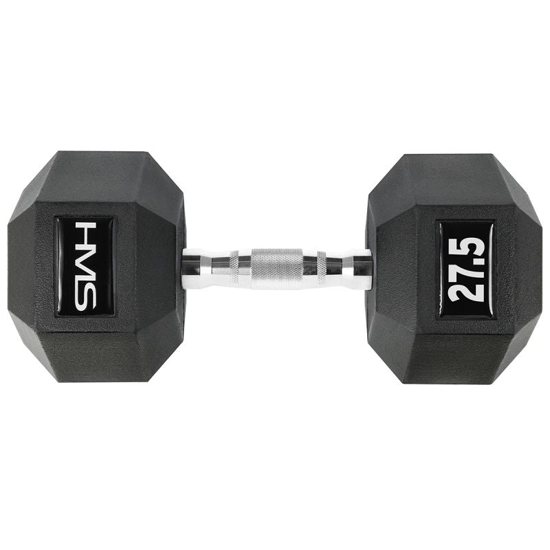 HMS HEX PRO dumbbell 27.5 kg szürke edzőfelszerelés 17-66-122