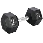 HMS HEX PRO dumbbell 27.5 kg szürke edzőfelszerelés 17-66-122