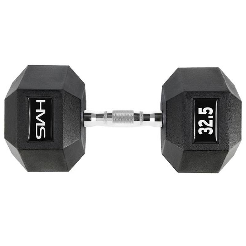 HMS HEX PRO dumbbell 32.5 kg szürke edzőfelszerelés 17-66-124