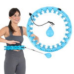 HMS HHW01 hula hoop with studs and weight, blue kék 17-44-520