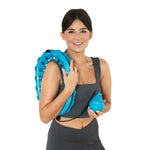 HMS HHW01 hula hoop with studs and weight, blue kék 17-44-520
