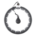 HMS HHW06 Hula Hoop with Studs, Weight and Counter, Black fekete 17-44-562