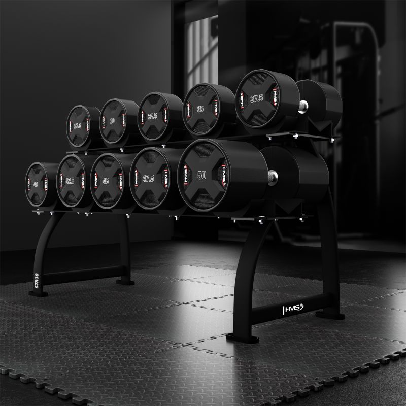 HMS HPC 27.5 KG POLYURETHANE Dumbbell CPU súlyzó 17-66-200