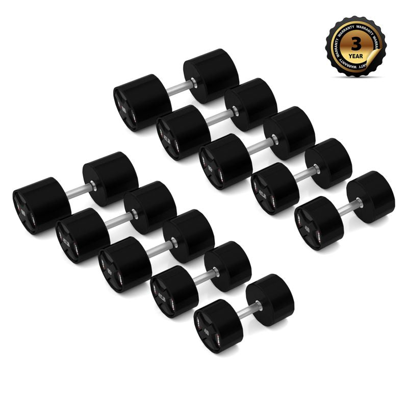 HMS HPC SET POLYURETHANE DUMBBELL SET 2 x 40 - 50 KG CPU (450 KG) 17-66-222