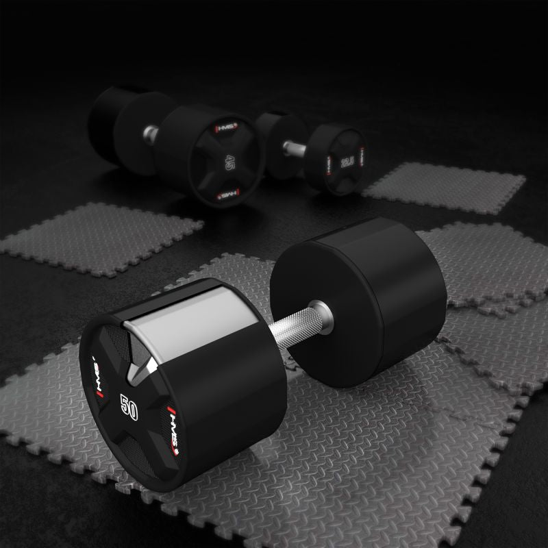 HMS HPC SET POLYURETHANE DUMBBELL SET 2 x 40 - 50 KG CPU (450 KG) 17-66-222