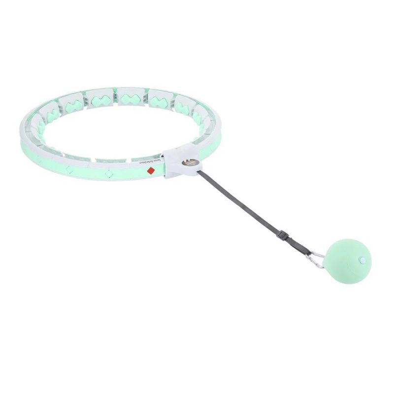 HMS Hula hoop HHW06 with studs, weight and counter green zöld 17-44-560