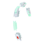 HMS Hula hoop HHW06 with studs, weight and counter green zöld 17-44-560