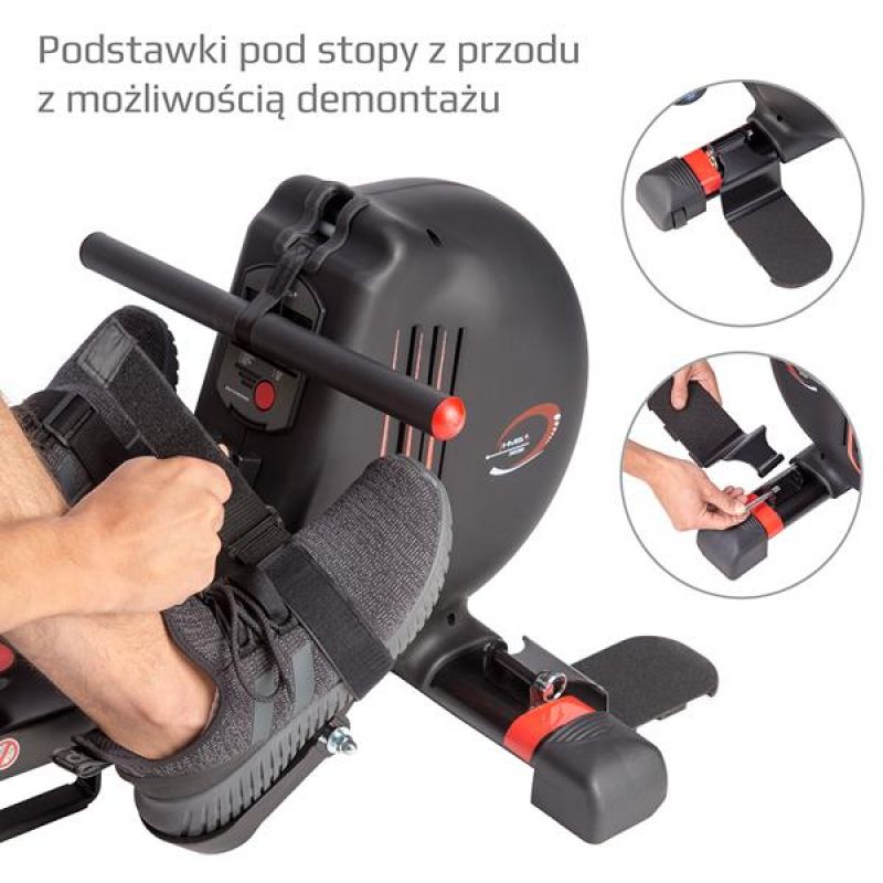 HMS magnetic rower fekete 17-22-302